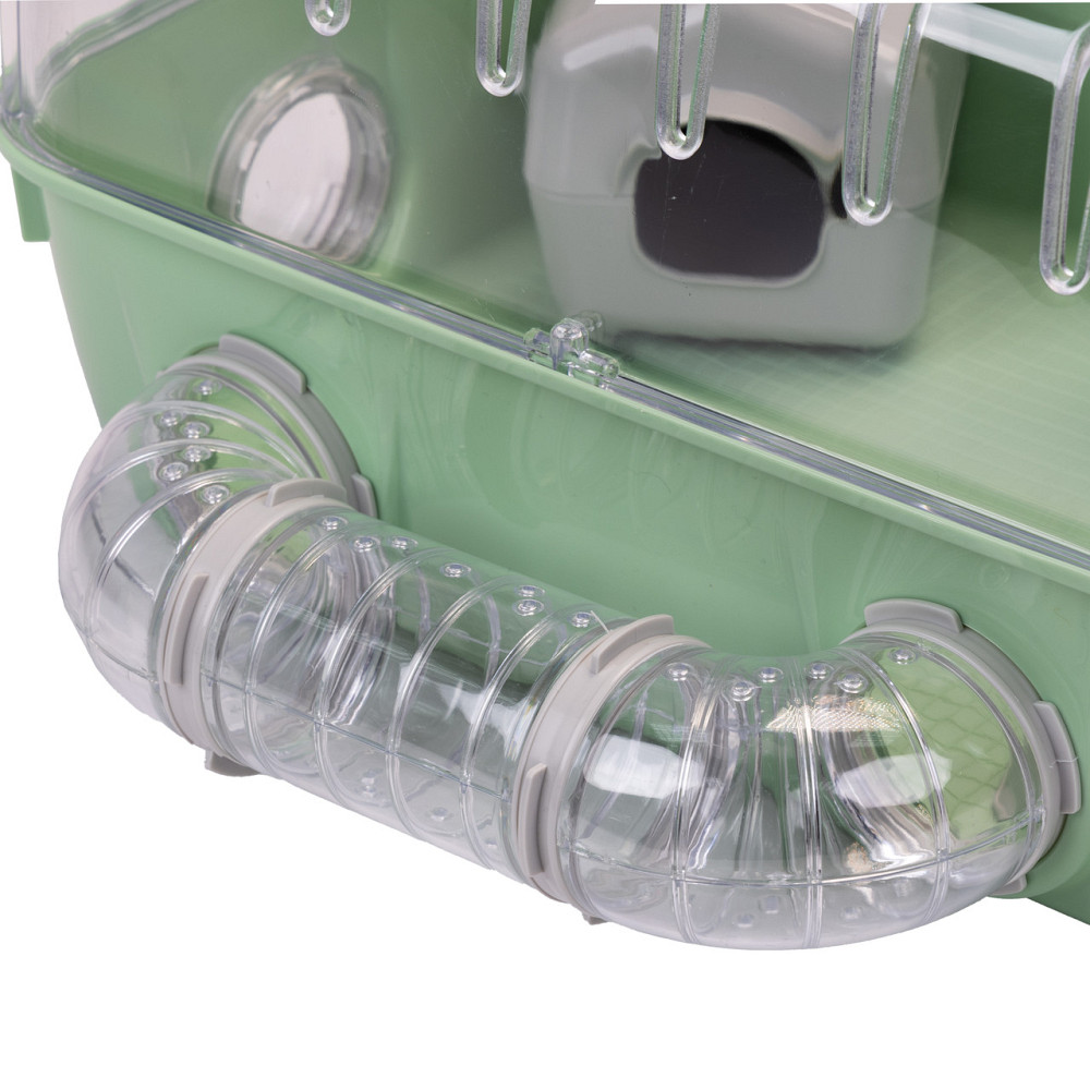 Клетка для хомяков и грызунов с игровыми тоннелями Ferplast Combi 1 (Ферпласт Комби 1) Зеленый Запорожье - изображение 5