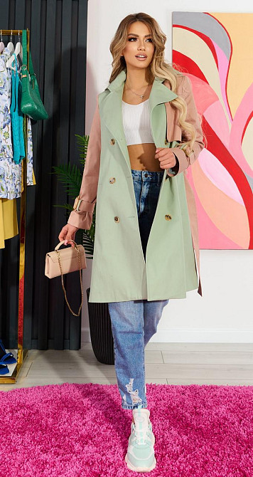 Стильний котоновий тренч (42) Київ - фото 4