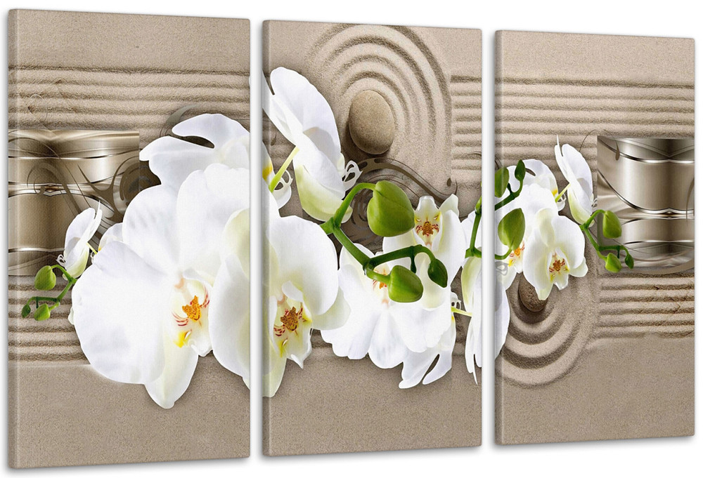 Модульна картина Абстракція Квіти Аrt-218_3А Київ - фото 1