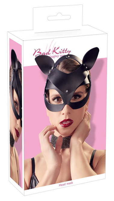Маска Bad Kitty Cat Mask Rhinestones Sex Aura Київ - фото 1