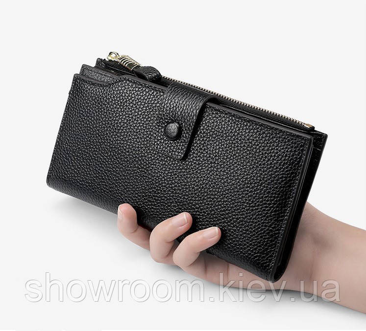 Женский удобный кожаный кошелек Moro (558) Киев - изображение 7