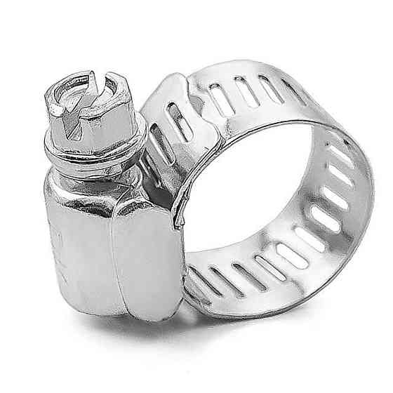 Хомут стальной оцинкованный 12,7 мм D 13-23 мм. Мукачево