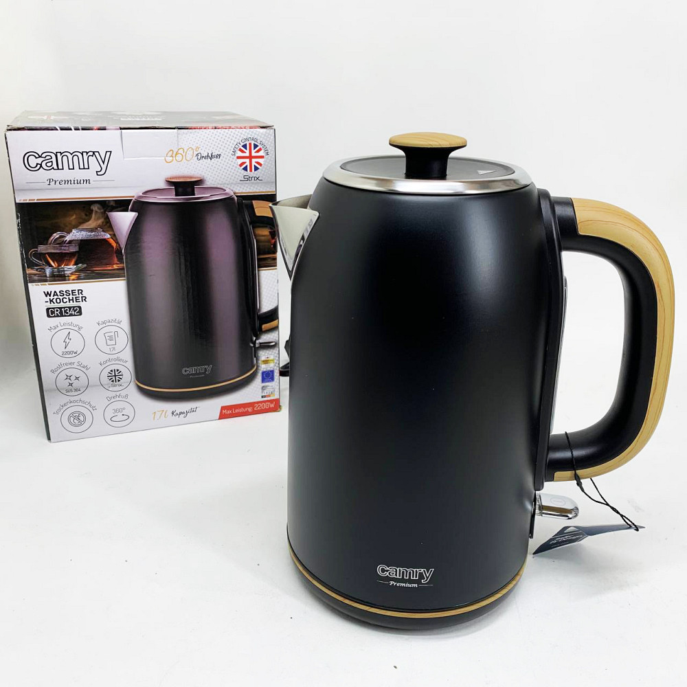 Чайник для кави електронний чайник Тихий побутовий Електрочайник нержавіюча сталь BE-52 Львів - фото 7