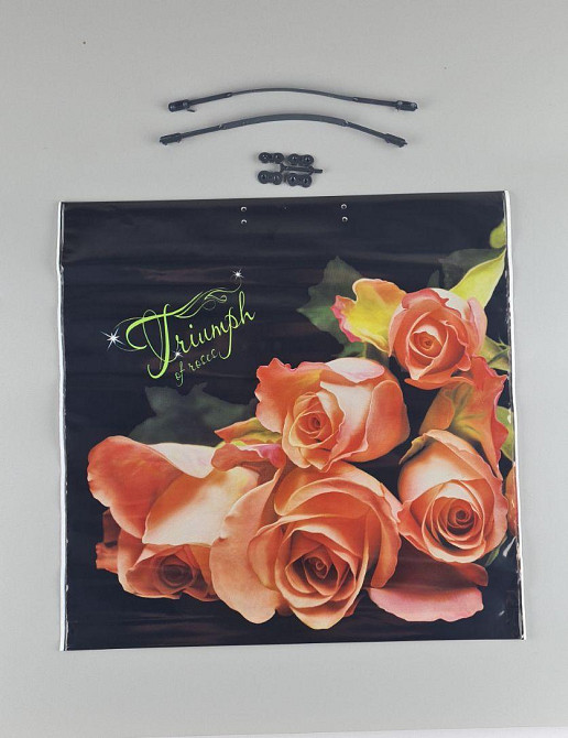 Полиэтиленовый пакет (40х40) с пластиковой ручкой 