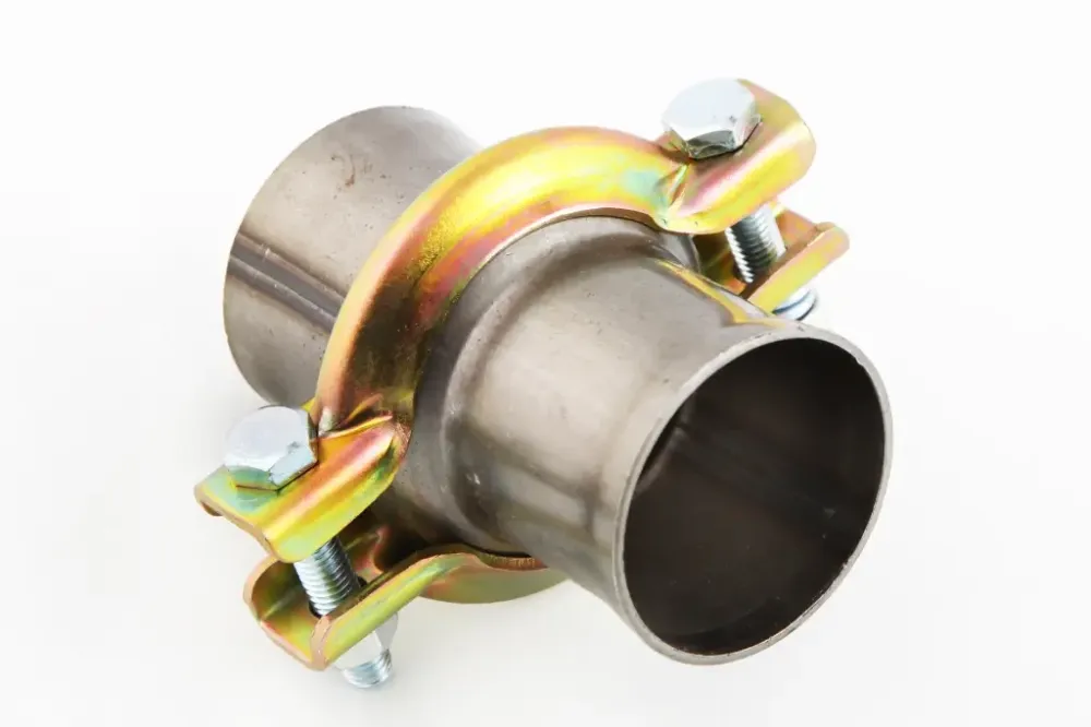 Хомут глушителя Ином. с патрубками 48мм МеталлШтамп Винница - изображение 1