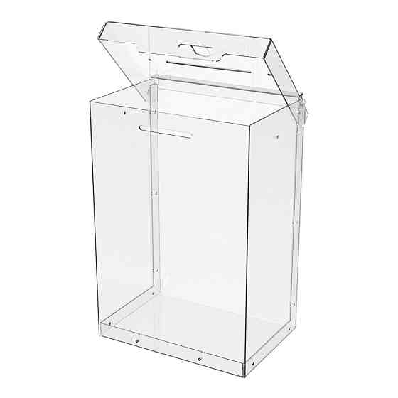 Ящик EKOSTAR для сбора денег 160x230x110 мм. Объем 4 литра. Киев