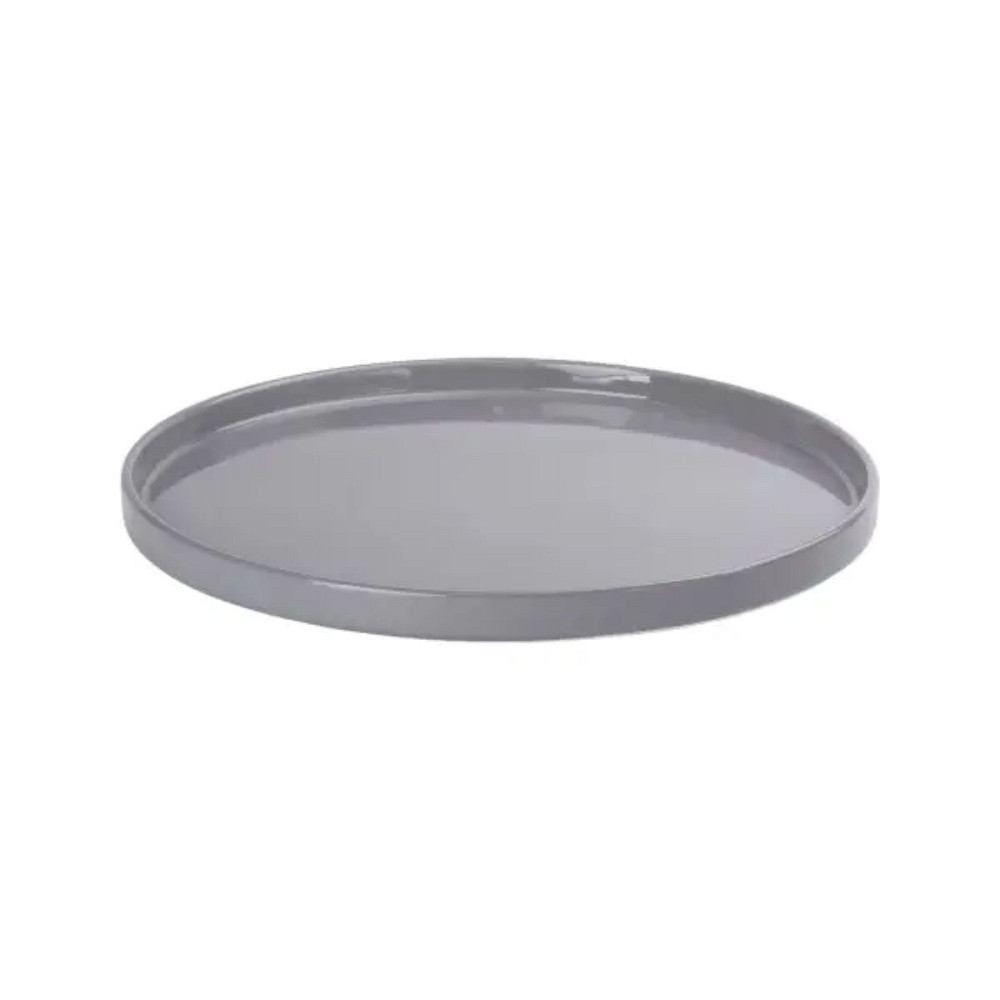 Чайний набір на 6 персон (з заварювальним чайником та порцелянаовою підставкою), сірий HP-15-5 Коломия - фото 6