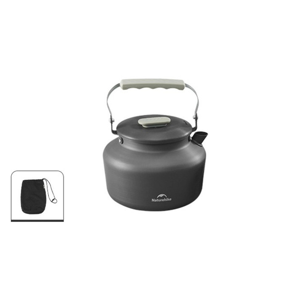 Кемпінговий чайник Naturehike CNK2450CF030 1,4 л, алюміній Київ - фото 2