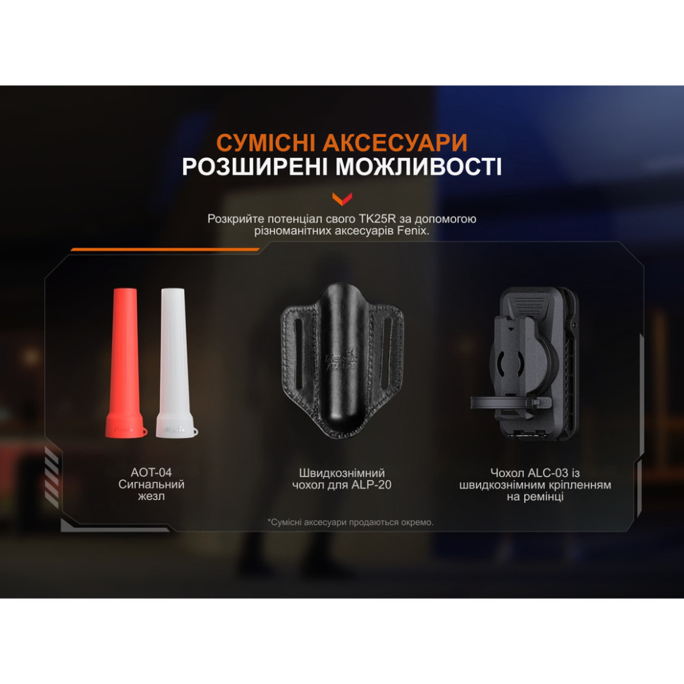 Ліхтар ручний Fenix TK25R Київ - фото 20