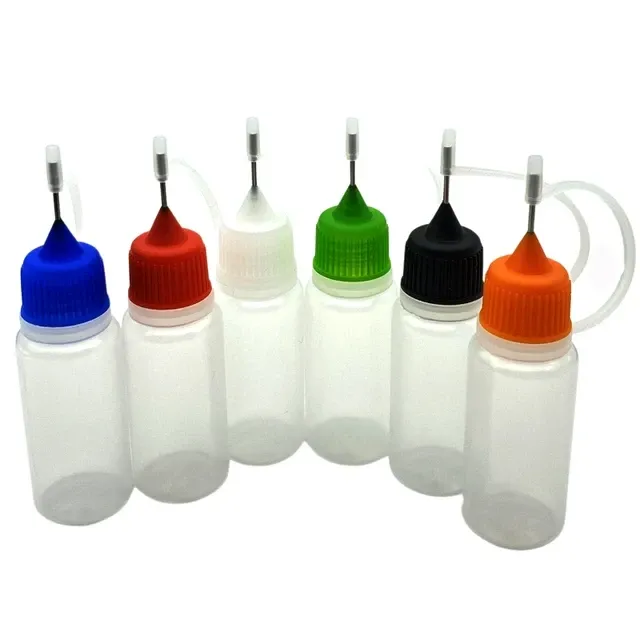 Пластикові пляшечки 30 мл з металевим носиком 5 шт Київ - фото 3