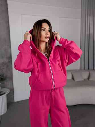 Женский теплый костюм с широкими штанами Одесса