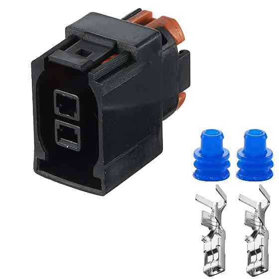 Роз'єм конектор 2-кон., 7223-1823-3 YAZAKI Японія, Корея універс., Моторний відсік, Hyundai, Kia, Mitsubishi Київ