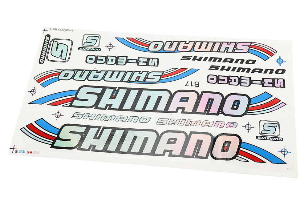 Наклейки на планшеті "SHIMANO" набір 13шт 34х20, B17 Бершадь - изображение 1