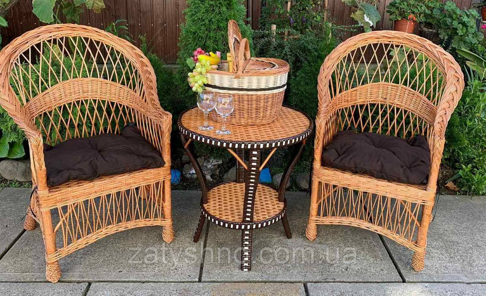 Набор мебели из лозы с корзиной пикник Киев - изображение 1