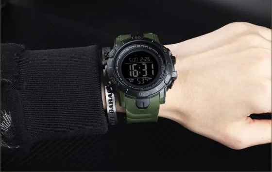 Мужские спортивные часы Skmei 1475 Зеленый Киев