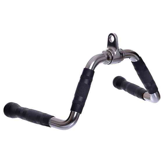 Рукоятка для тяги на трицепс и тяги к животу обрезиненная Zelart 2738 Киев