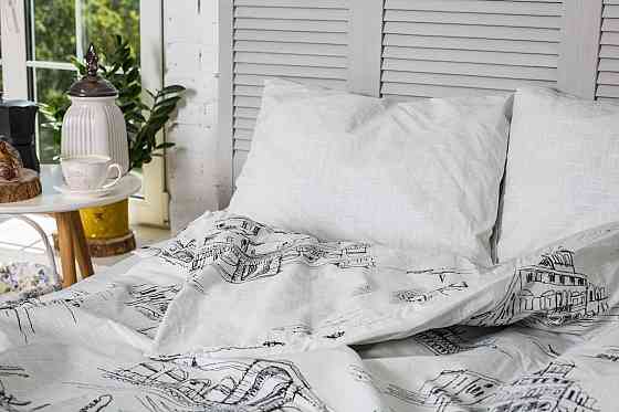 Ecotton Комплект постільної білизни Ecotton двоспальний 180х215 см білий Місто Киев