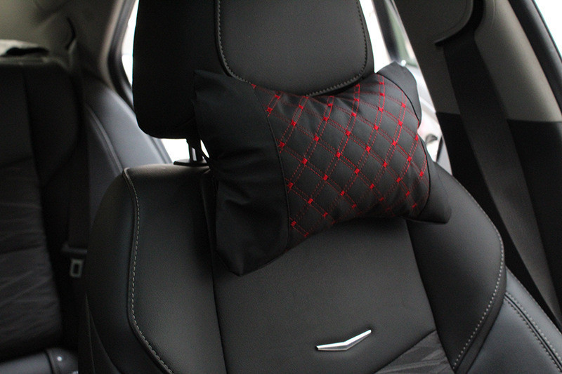 КОМПЛЕКТ!!! Массажная вибро подушка и ПОДГОЛОВНИК в авто, вибро упор для спины в автомобиль БЕЛАЯ нитка Кременчуг - изображение 5