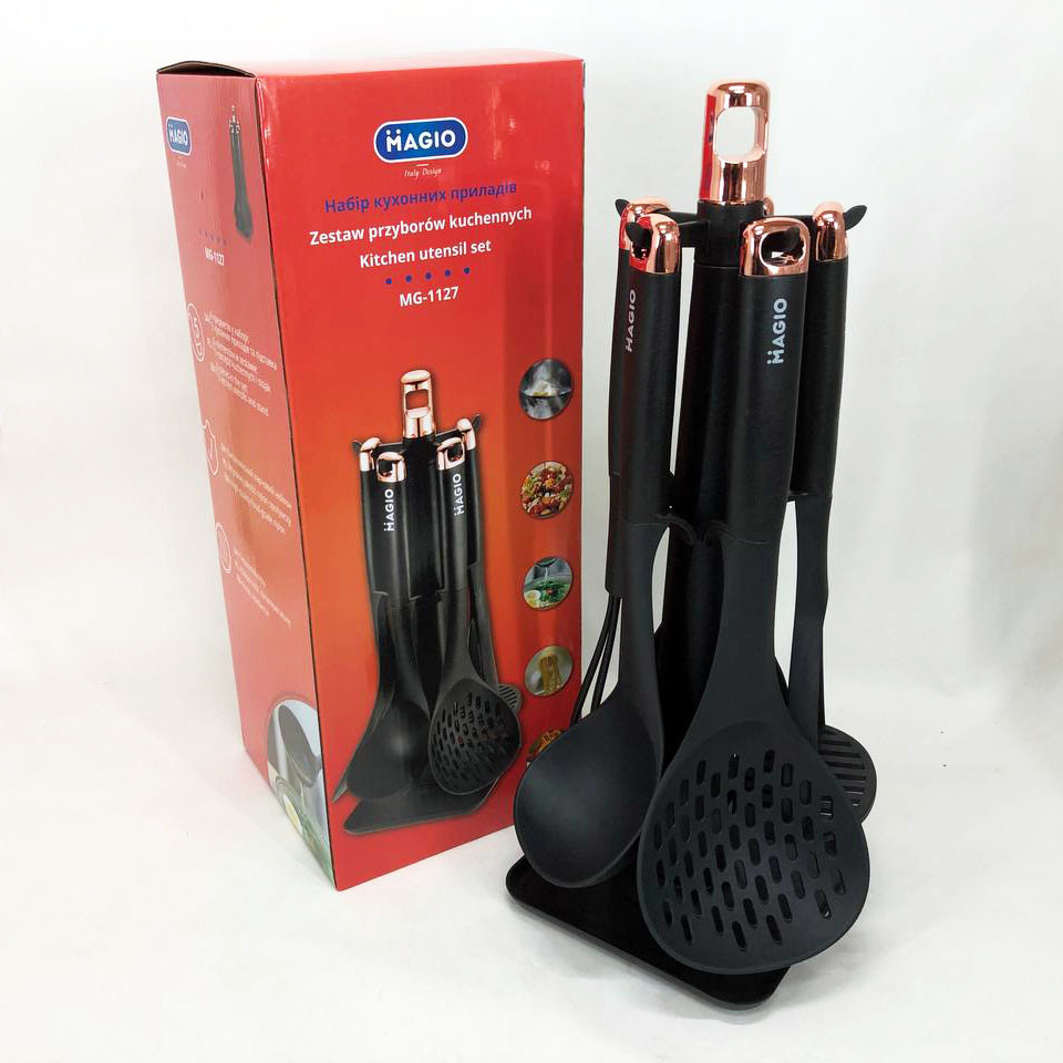 Якісний силіконовий набір Magio, Набір кухарського, Силіконові приналежності для домашньої кухні AY-99 Львів - фото 6