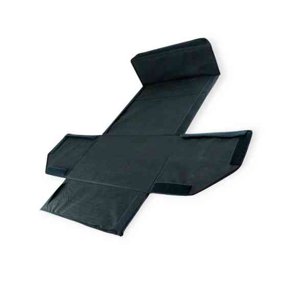 Сумка - органайзер у багажник шкірозамінник 500х300х300мм L чорна, сірий ромб на липучках Мукачево