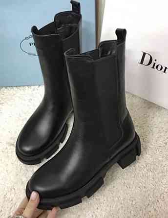 Черевики жіночі GREMMY чорні натуральна шкіра зима висота 20 см (4257) 35-41 Коломыя