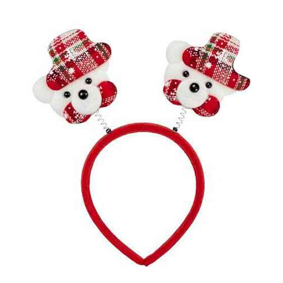 Обідок новорічний "Ведмідь" 2505-SP-4 розмір 22,5 см Вінниця