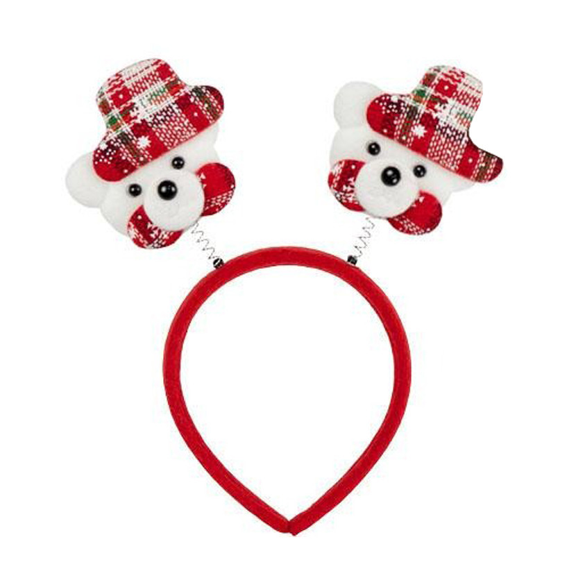 Обідок новорічний "Ведмідь" 2505-SP-4 розмір 22,5 см Вінниця - фото 1