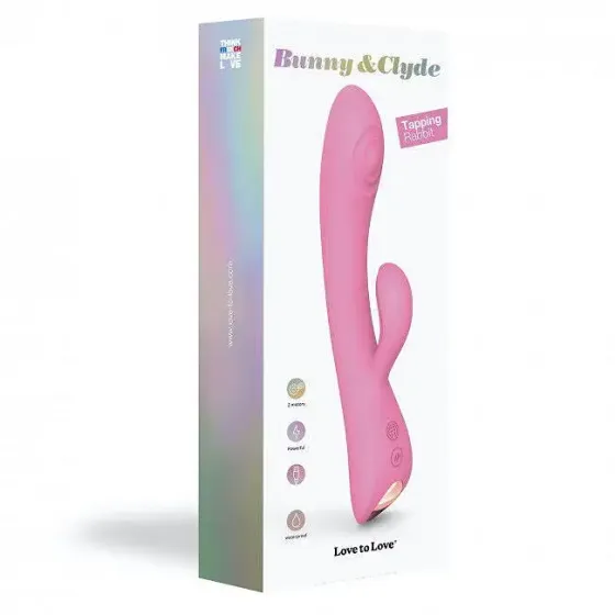 Вібратор-кролик зі спрямованим масажем точки G - Love To Love Bunny&Clyde - Pink Passion Львів