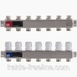 Колектор для опалення "EUROPRODUCT" на 7 контурів (нержавійка)) Харків