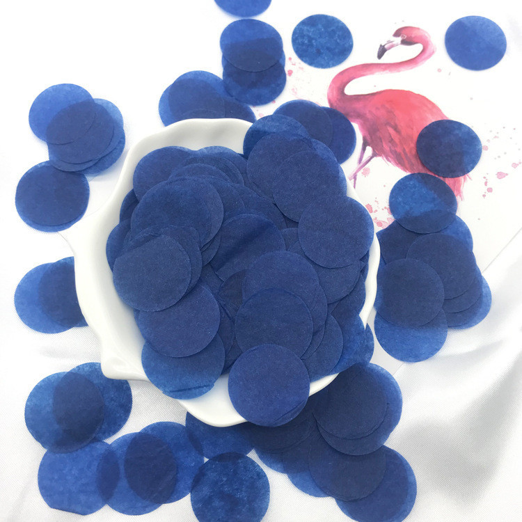 Конфетти кружки из бумаги 10 г 25 мм синий Киев - изображение 3