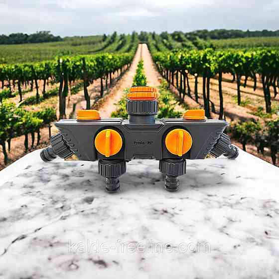 Кран шаровий Presto-PS на 4 виходи з внутрішнім різьбленням 1/2-3/4-1 дюйм (5010) Харьков