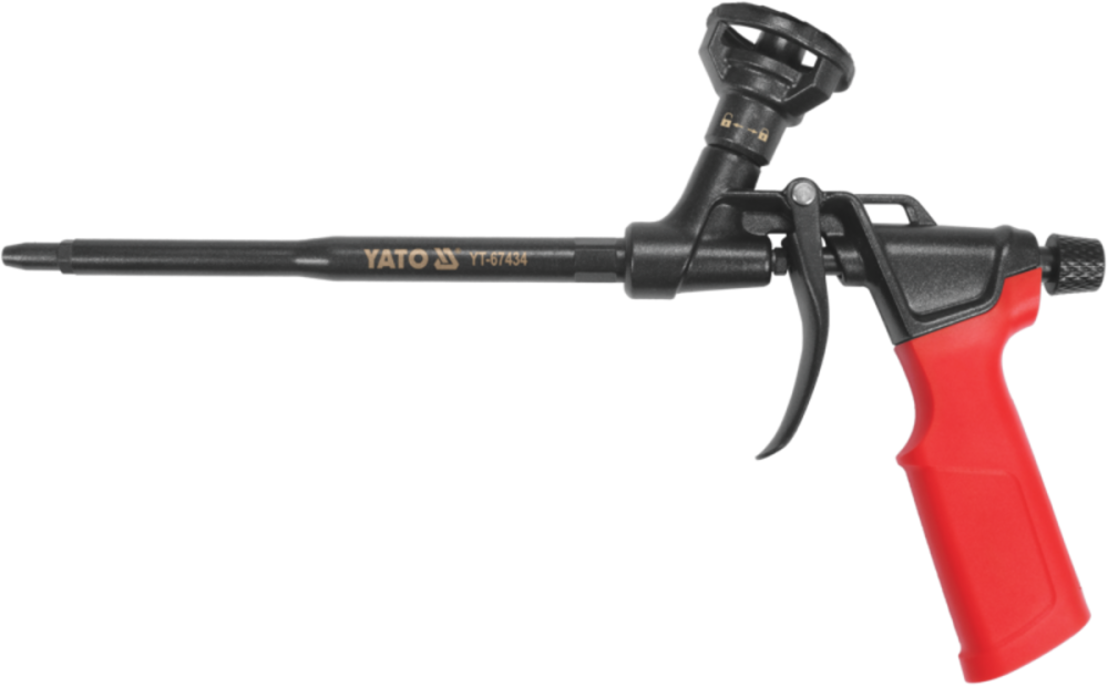 Пістолет для нанесення PU маси з блокувальним вентилем YATO: ствол l= 200 мм, заг. відстань- 315 мм Одеса - фото 1