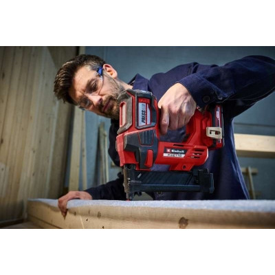 Степлер строительный Einhell FIXETTO 18/38 Solo PXC 18В под скобы 10-38мм 60п/мин (без АКБ и ЗУ) (4257785) Винница - изображение 7