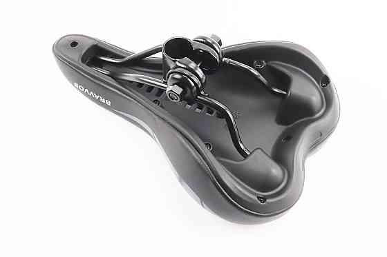 Сидіння MTB 275x170мм, чорне-сіре YF-1031 Київ