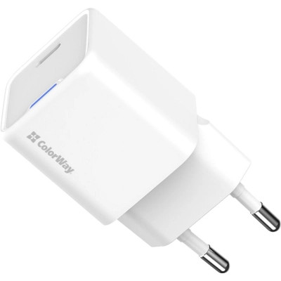 Зарядний пристрій ColorWay GaN Mini 30W PD Port PPS USB-C white (CW-CHS054PD-WT) Вінниця - фото 10