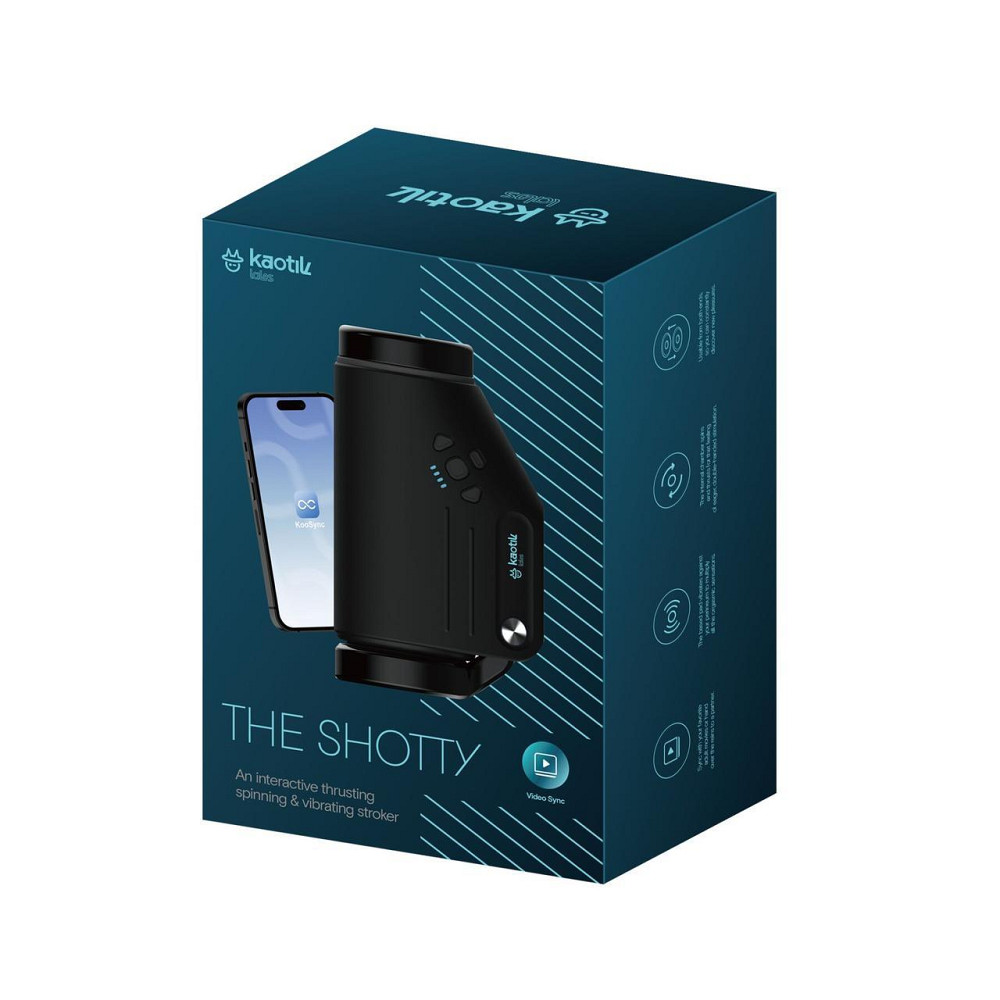 Смарт-мастурбатор Kaotik Labs The Shotty, режим edging, вібрація, обертання та імітація фрикцій Sex Aura Київ - фото 9