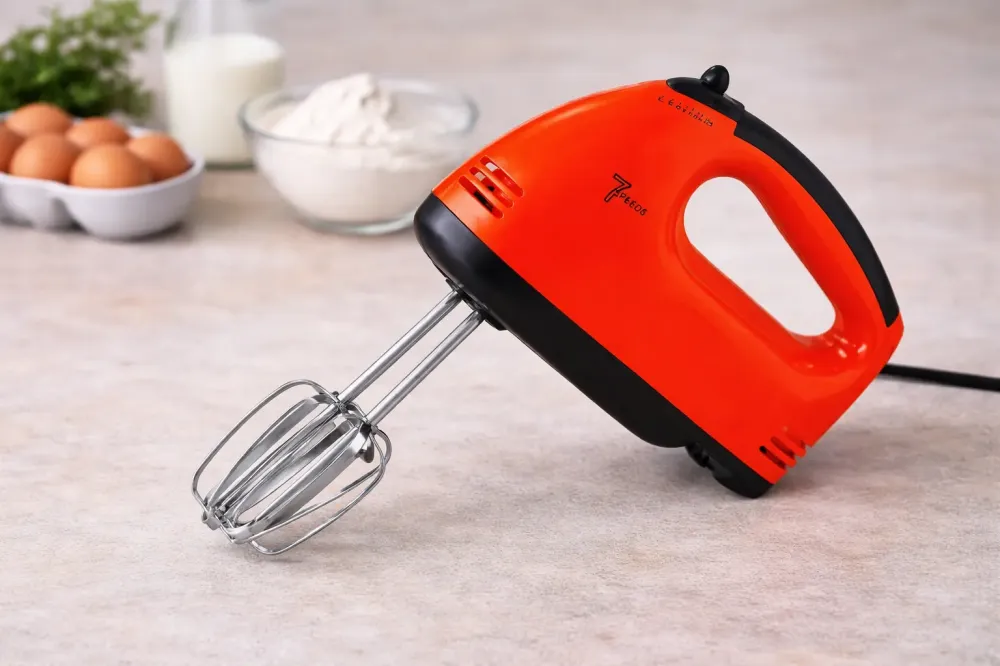 Ручной миксер R6633R с насадками для замешивания крутого теста 260 Вт Коломыя - изображение 1