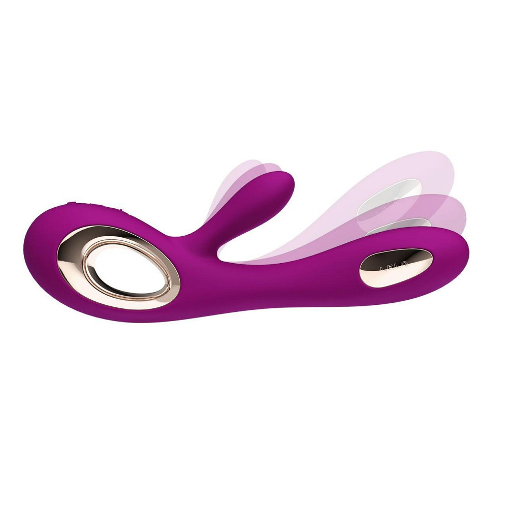 Вібратор-кролик LELO Soraya Wave Deep Rose, манливі рухи стовбура Sex Aura Київ - фото 6