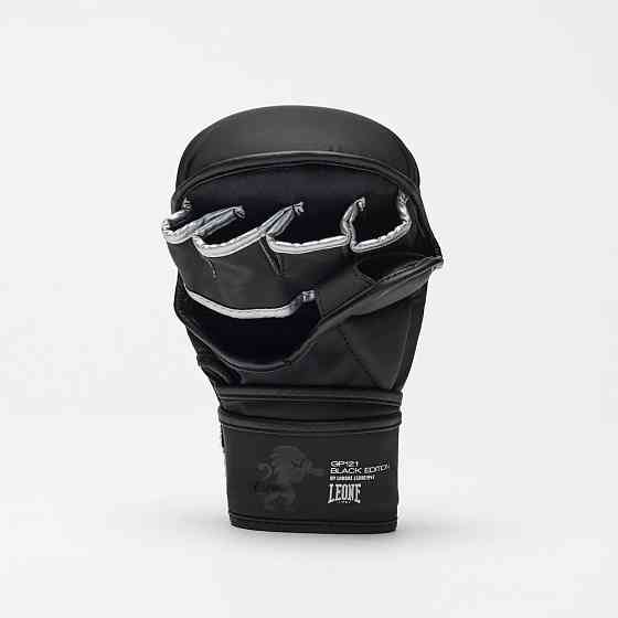 Рукавиці греплінгові для ММА Leone BLACK Edition M (капа в комплекті) Каменское