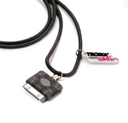 Шнурок Troika для iPhone 4/4S MUSE, чорно-сірий Рівне