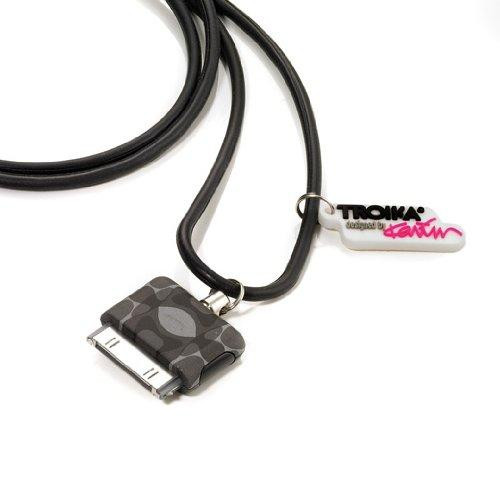 Шнурок Troika для iPhone 4/4S MUSE, чорно-сірий Рівне - фото 2