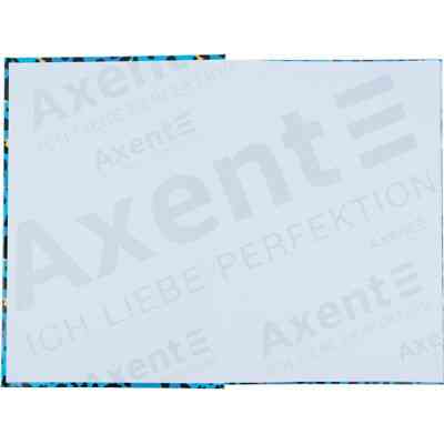 Книга записная Axent Leopard А4 в твердом переплете 96 листа клетка, голубая (8422-554-A) Винница