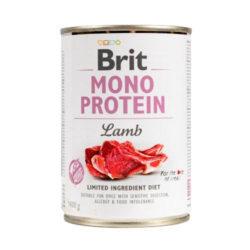 Корм влажний Brit Mono Protein Lamb для собак з ягнятиною 400 г Київ - фото 1
