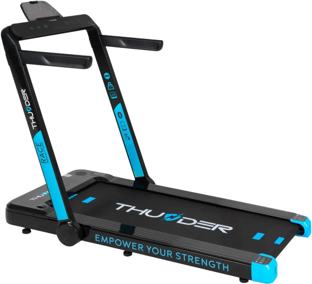 Беговая дорожка Thunder Race Black Синій Киев - изображение 1