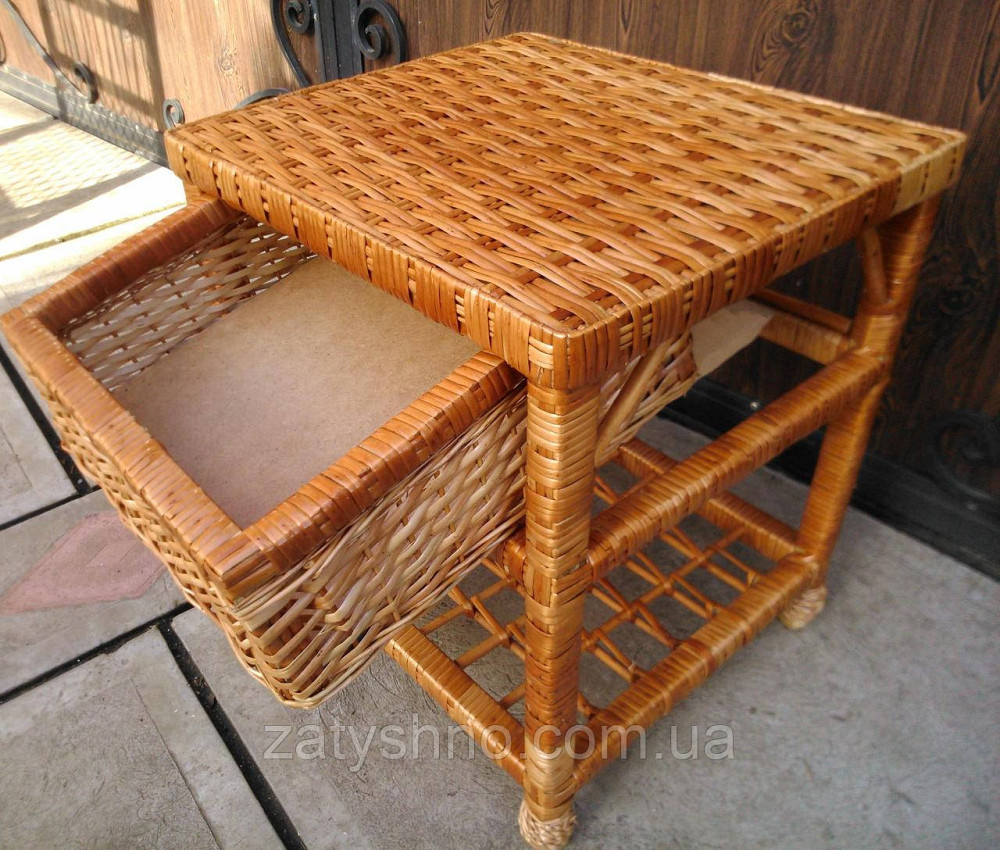 Этажерка с полкой из лозы Киев - изображение 3