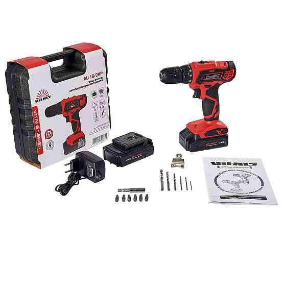 Дриль-шурупокрут акумуляторний Vitals AU 18/2KP Харків