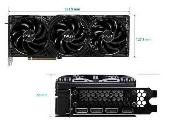 Відеокарта GF RTX 5080 16 GB GDDR7 GamingPro OC V1 Palit (NE75080S19T2-GB2031Y) ( 20218 ) Харків