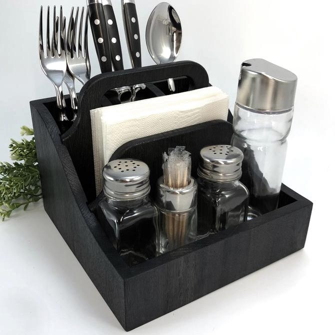 Підставка для столових приладів "Песаторе" венге Миколаїв - фото 1