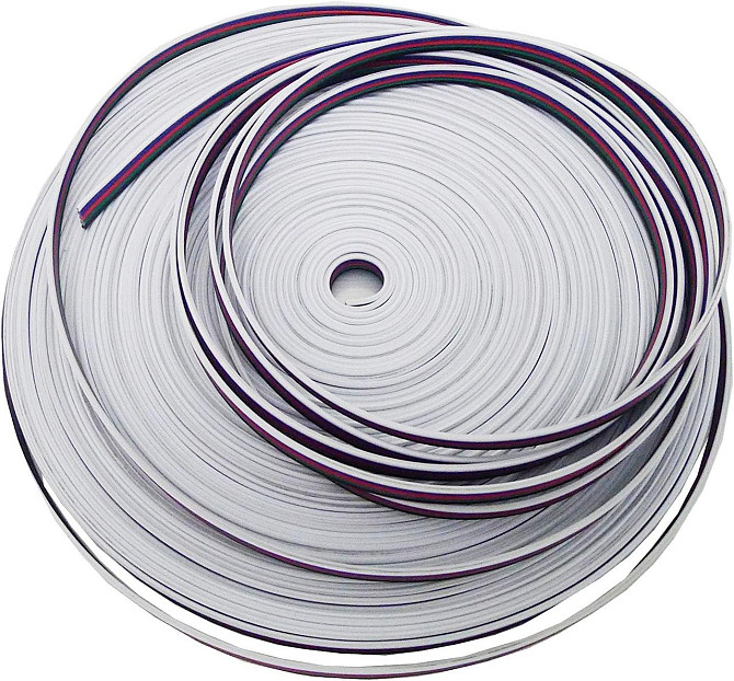 LEDENET® 66FT/20M удлинительный кабель для светодиодной ленты, 22AWG, 5 проводов для RGBW, лента 505 Киев - изображение 1