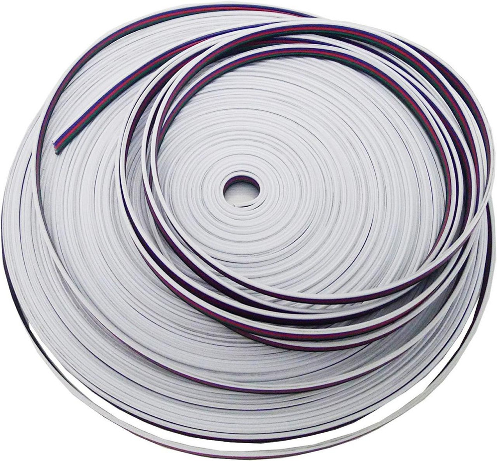 LEDENET® 66FT/20M удлинительный кабель для светодиодной ленты, 22AWG, 5 проводов для RGBW, лента 5050 Киев - изображение 1